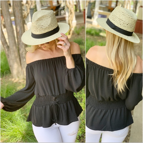 ✨LAST ONE✨Get It Together Corset WaistTop-Black - Picture 2 of 5